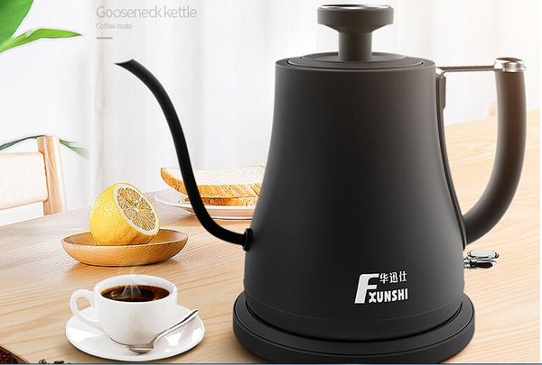 

fxunshi мытье рук горшок дома висит ухо из нержавеющей стали 304 электрический чайник длинный рот горшок тонкий рот горшок