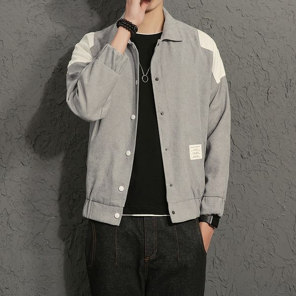 

myazhou men's new casual jacket, Black;brown