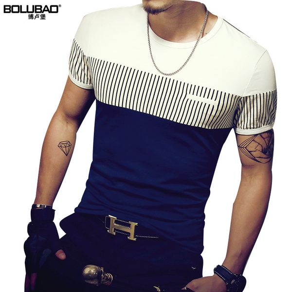 

o-neck brand-clothing striped t-shirts men summer fashion short sleeve men t shirt o-neck men t-shirt m-5xl tees striped, White;black