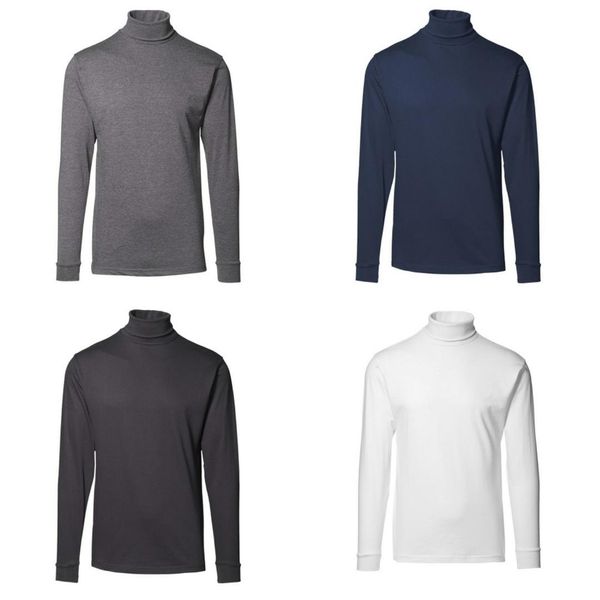 

mens t-time long sleeve turtleneck t-shirt, White;black