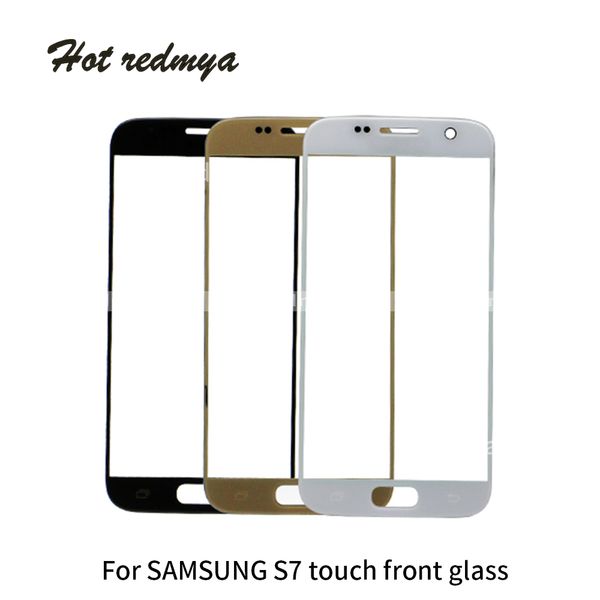 

S7 Переднее стекло для Samsung Galaxy S7 G930 Переднее стекло с сенсорным экраном Объектив телефона Панель экрана Планшет Внешняя замена частей телефона
