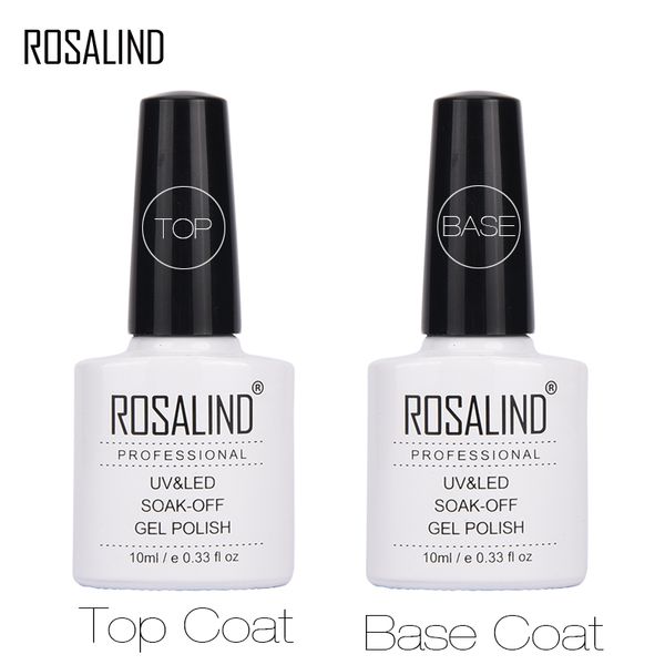 

rosalind 1set 10ml multi-use & base coat for gel lauquer nail art semi permanent led soak off gel varnish base and top, Red;pink