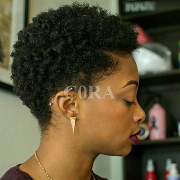 1b 4inch Short Hair 7a Brazilian Virgin Human Short Pixie Cut