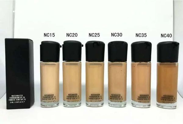 

brand makeup liquid foundation matchmaster foundation spf35 35ml 6colors (nc15-nw40) dhl high quality