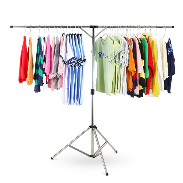 

stainless steel foldable drying racks travel indoor room balcony portable drying rack expanded size width 125 to 185cm high 65 to 180cm