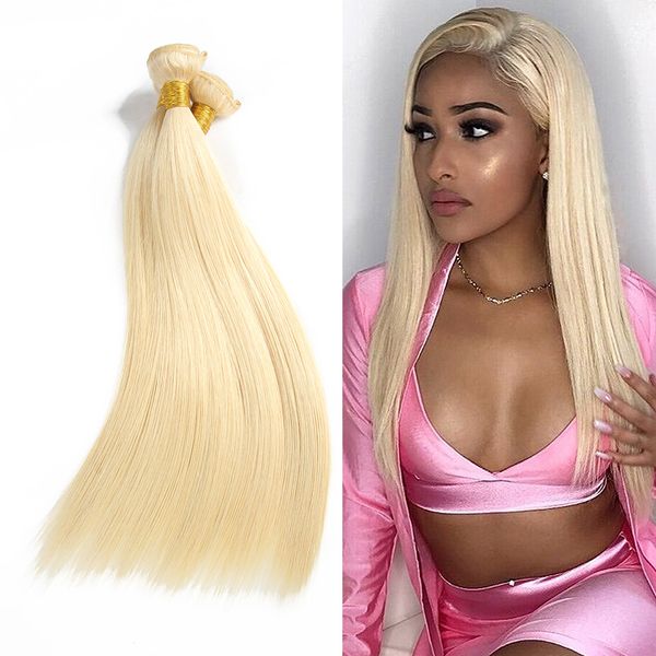 

Brazilian traight hair bundle weave 1 pc blonde full 613 color remy 100 human hair exten ion 8 26inch