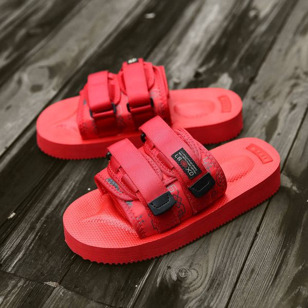 

2018 New Slippers Fashion Shoes Man And Women Casual Shoes Slippers Beach Sandals Outdoor Slippers Hip-hop Street Sandals