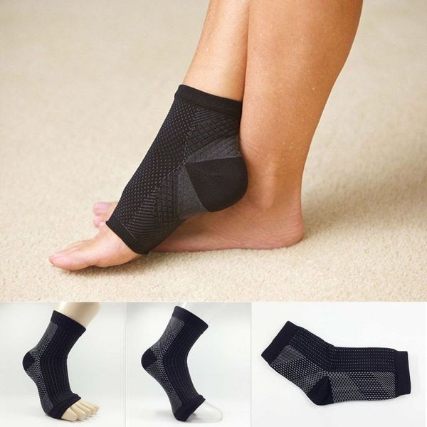 

recycling use protect bone volleyball tennis compression foot sleeve anti fatigue ankle swelling ankle supportnew, Blue;black