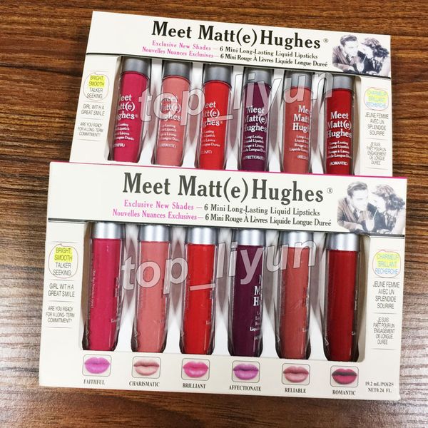 

Макияж матовый блеск для губ встретиться матовый (e) Хьюз мини длительный помады li