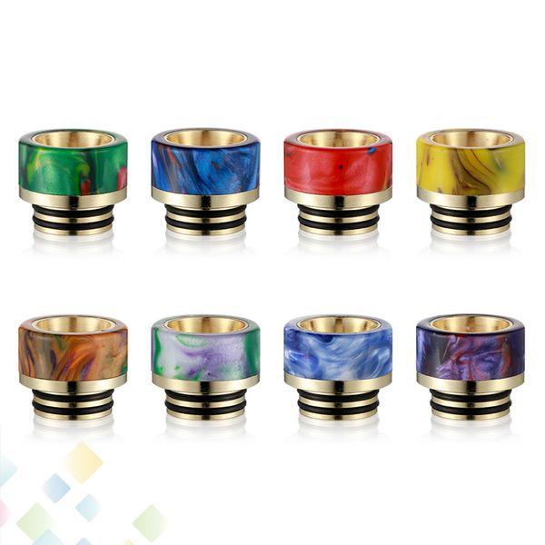 

Stainless Steel Gilding Epoxy Resin 810 Drip Tips for TFV12 TFV8 Prince with Acrylic box package Ecig Mouthpiece DHL Free