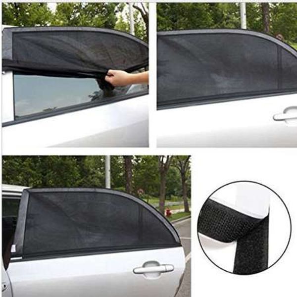 

new 2pcs car sun shade uv protection car curtain car window sunshade side window mesh sun visor summer protection window film