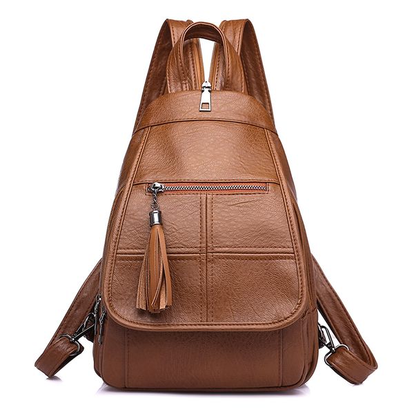 

2018 women backpacks for girls mochilas sac a dos femme female back pack vintage bagpack rucksacks female leather backpack new
