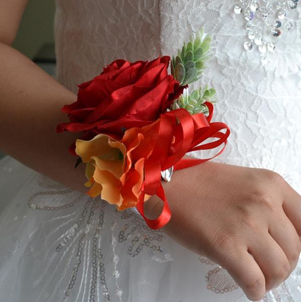 

2019 new wedding supplies decoration boutonniere wrist flower
