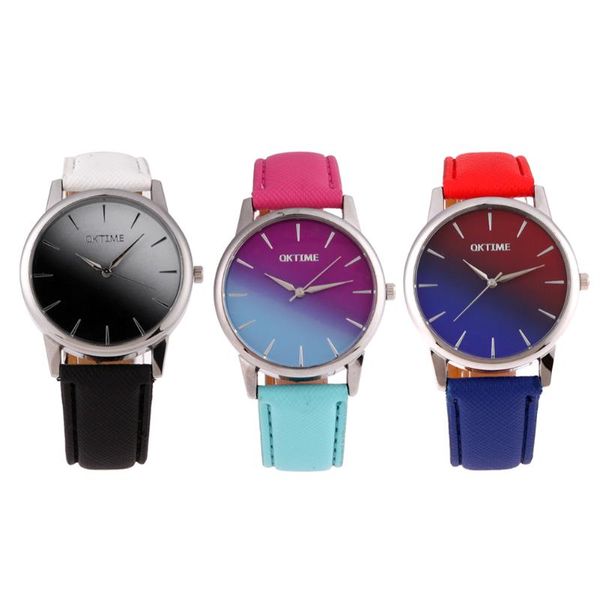 

Lover 039 clock watche for women color change wri twatch ladie watch leather ca ual reloj mujer bayan aat