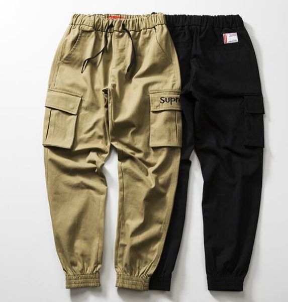 

Men 18 brand de igner jogger pantalone up letter pocket cargo pant teenager trou er