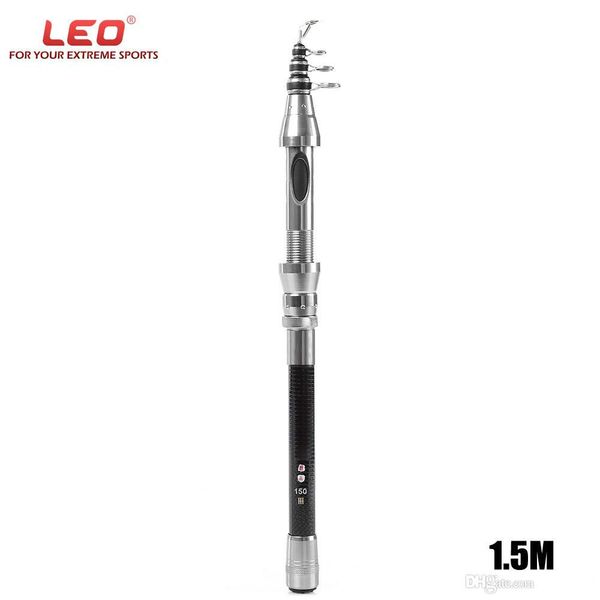 

wholesale automatic fishing rod leo mini telescopic fishing rod sea river lake hand tackle pole carbon fiber fish device fishing rods +b
