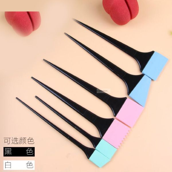 

6pcs professional dye hair brushes hair coloring combs for dyeing salon barber set of styling tools, Silver