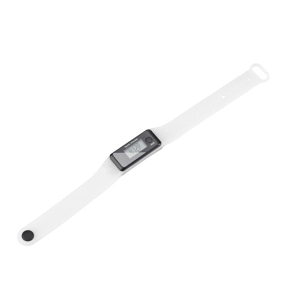 

2018 run step watch bracelet pedometer calorie counter digital lcd walking distance bracelet watch, Slivery;brown