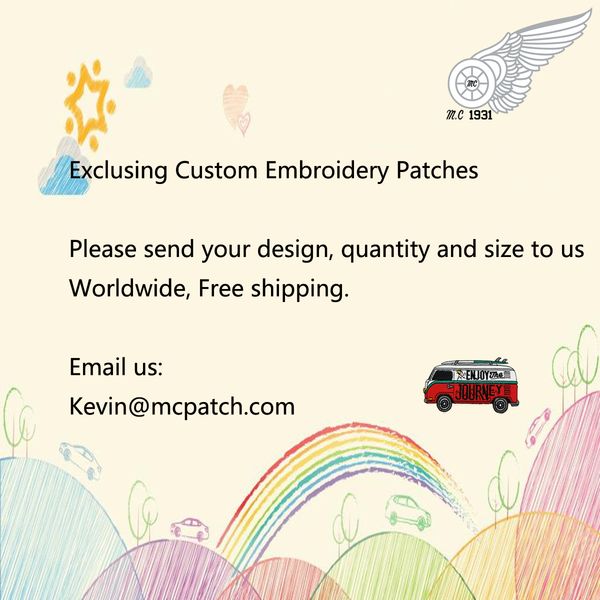 

exclusive custom embroidered patches design any size any pattern custom patch ing, Black