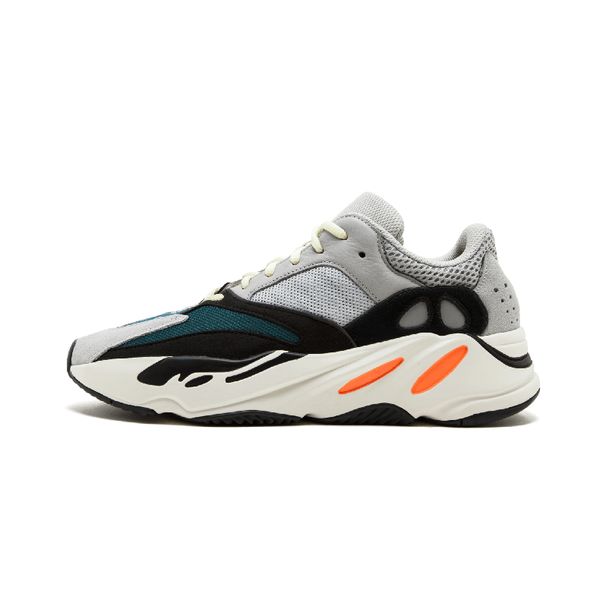 

2018 Новая волна Бегун 700 обувь сплошной серый белый оранжевый OG B75571 WaveRunner Мужчины Женщины кроссовки с нижней и 3 м Материал