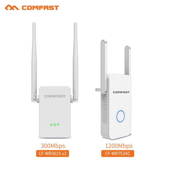 

comfast 802.11ac 1200mbps gigabit wifi & 300mbps wifi range extender antennas 2.4ghz wi fi signal amplifer router