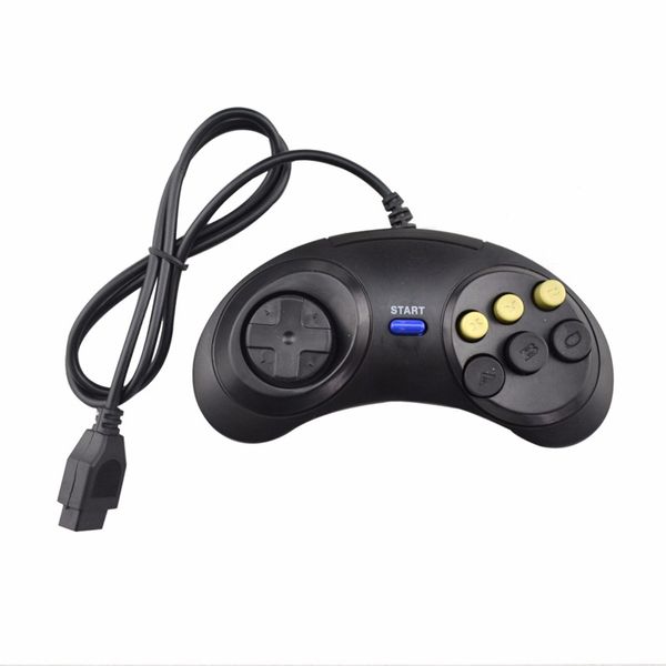 Controlador de jogos clássico Joypad para Sega Genesis 6 botão Gamepad Mega Drive DHL FedEx EMS Navio Livre