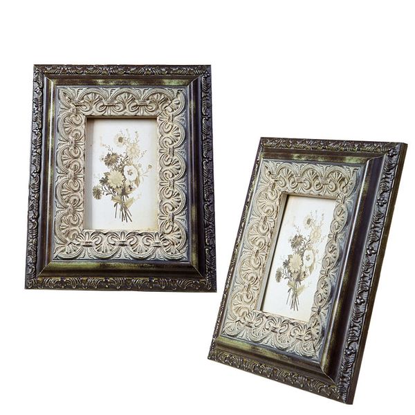 Make Old Vintage Style Picture Frame Wooden Classic Household
