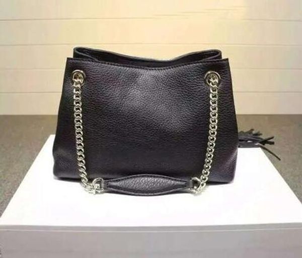 

high handbags women bag 100% sale designer purse purse quality big style genuine size real soho bag leather handbag leather 38*26*1 ugds, Red;black