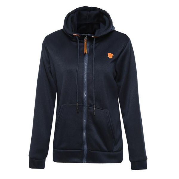 

Jackets Female Outerwear Plus Size S-5XL Hoodie Coats Women Winter Autumn Denim Collar Zip-up Jacket Cotton Ladies Coat Polyester