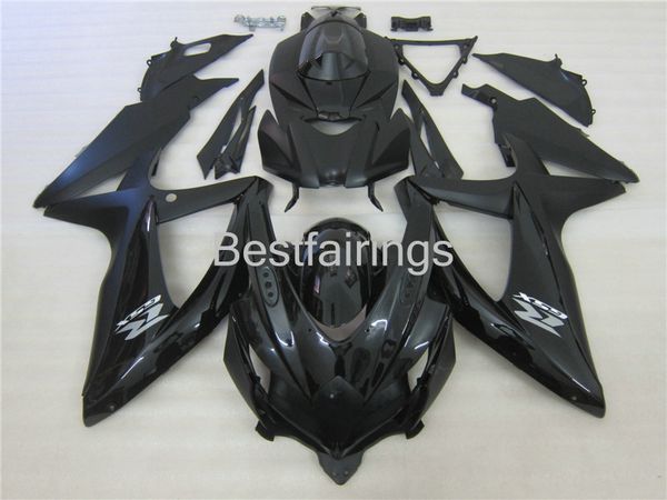 

7gifts fairing kit for suzuki gsxr600 gsxr750 2008 2009 2010 all black fairings gsxr 600 750 08 09 10 injection molding fg35