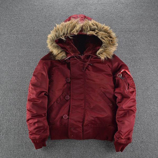 

men's wear hat cotton-padded clothes loose coat winter jacket men, Black