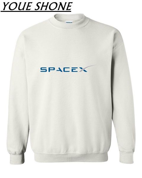

plus size men's sweatshirts simple spacex jersey autumn winter warm fleece space x sportwear coat man fitness basic pullover, Black