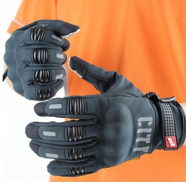 

selling winter sport windproof waterproof ski gloves warm riding glove motorcycle gloves with high quality, Black