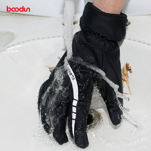 Marken-Herren-Designer-Ski-Handschuhe Mittes Winter-Thermal-Fleece-wasserdichte Snowboard-Handschuhe Radfahren Motorrad Warm halten Handschuh