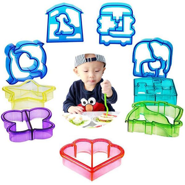 

sandwich cutters mold crust cutter toast cookie cutters baking bread presses set kids lunch maker diy cute shape fwx-c65