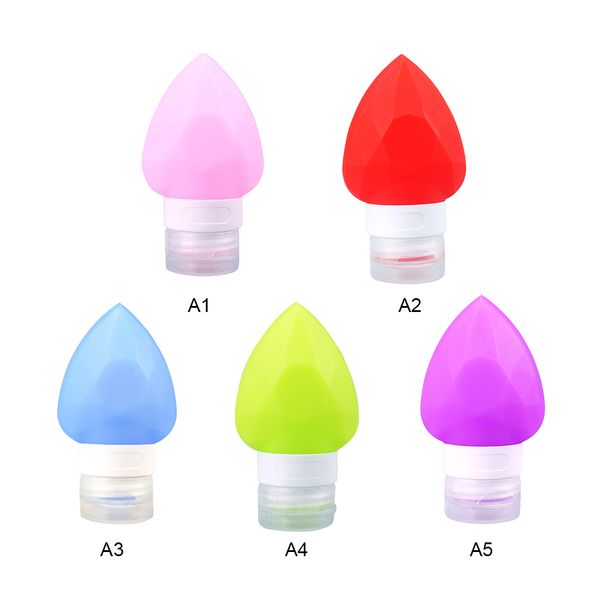 

new potable empty container silicone outdoor shower sub-bottled emulsion bottle set travel set