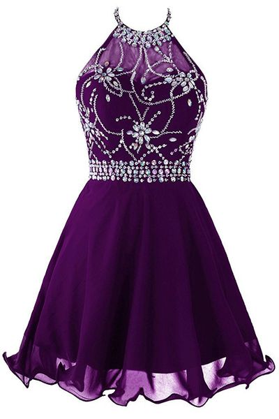 

new new scoop beads short homecoming dresses 2018 with beading prom party dresses graduation party prom formal gown bq56, Blue;pink