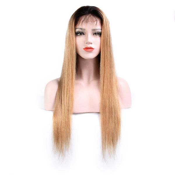 Zhifan Half Hand Hook Straight Hair 100 Human Hair Black Ombre