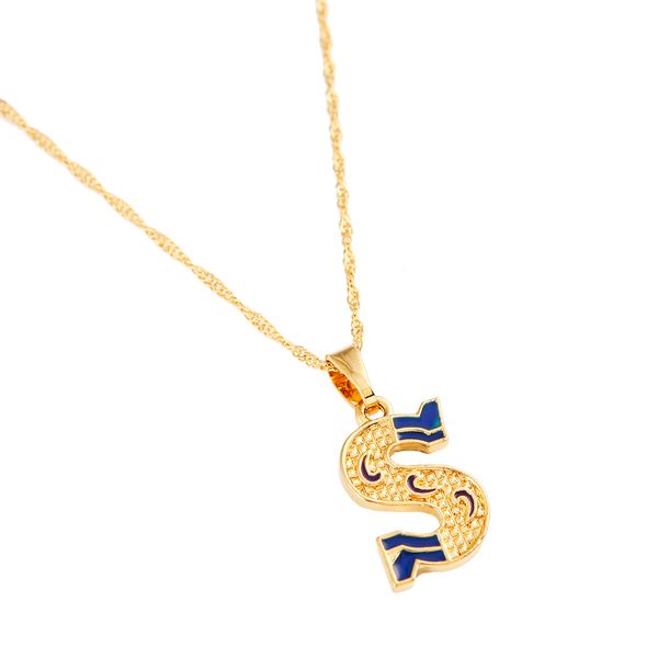 

initial pendant necklace alphabet letter necklace s charm pendant, Silver
