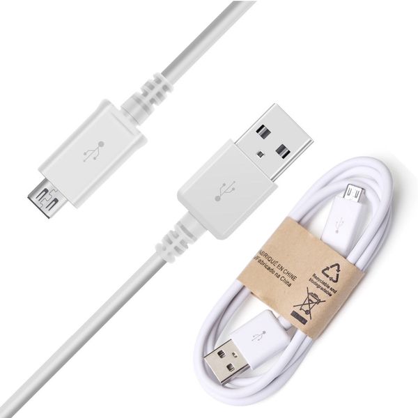 1m 3FT OD 3.4 Micro V8 cavo di ricarica per sincronizzazione dati USB a 5 pin per telefono Android Samsung galaxy s3 s4 s6