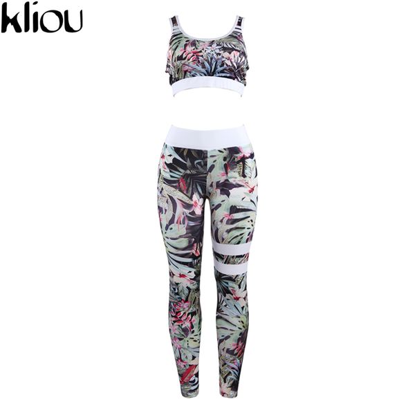 

O-Neck Women Fashion Tracksuit Sexy Slim Fitness Vest Crop Top Hoodies High Waist Elastic Pant Blue Workout women Suit Set
