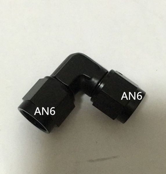 

new 90 degree 6an an6 swivel female to female flare union adapter fitting