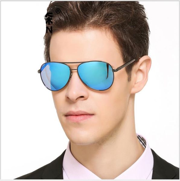 Pellicola di rivestimento riflettente colorata maschio e femmina, occhiali da sole polarizzati in alluminio e magnesio, occhiali da sole, occhiali polarizzati, rospi.