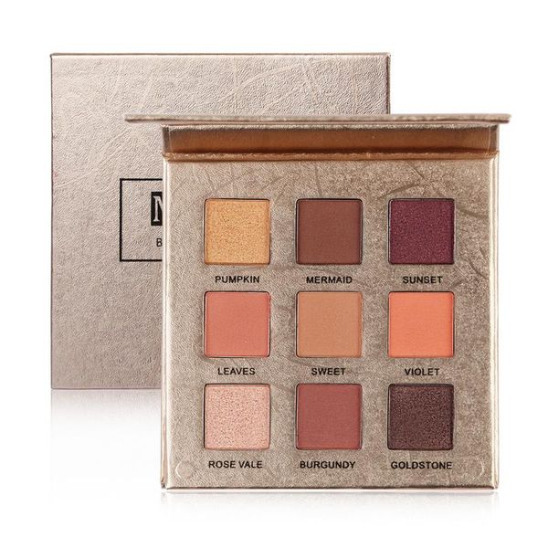 

9 colors eye shadow palette pearlescent shimmer matte long lasting waterproof eye shadow palette makeup