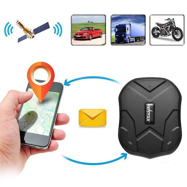 Tkstar 5000mAh Uzun Yaşam Pil Standby 120 gün TK905 Dörtlü Band GPS Tracker Su Geçirmez Gerçek Zamanlı İzleme Cihaz Araç Araba GPS 219K