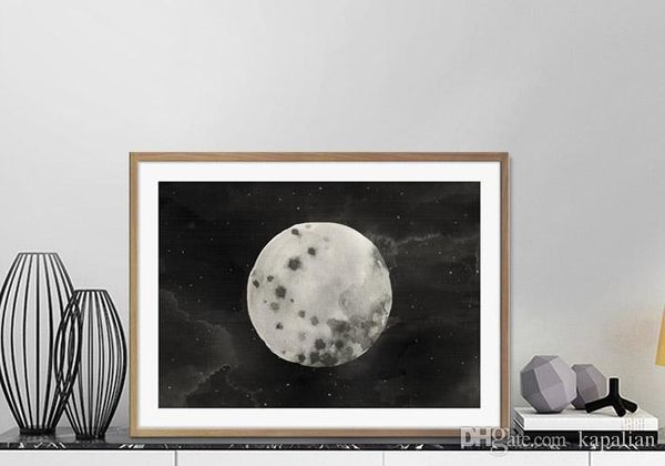 

The Moon Art Decor Art Poster Print Wall Decor Pictures Painting Home Decor Poster Canvas Unframe 16 24 36 47 Inches