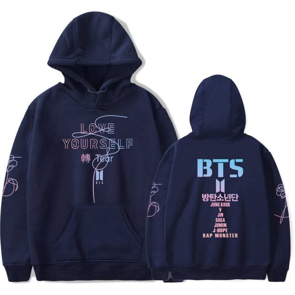 

turn tear designer casual printed hoodies mens hooded sweatshirts male hip hop high street pullover, Black