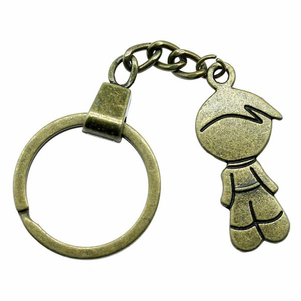 

6 pieces key chain women key rings car keychain for keys boy 40x18mm, Slivery;golden