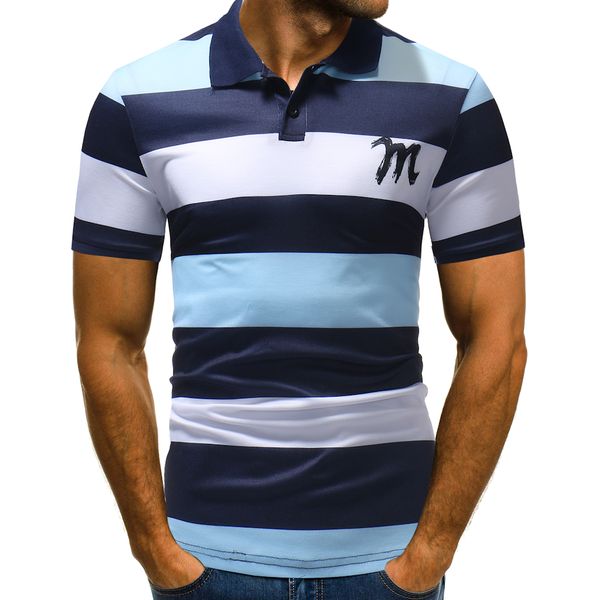 

shirt men 2018 brand clothing classic color classical stripe shirt cotton short sleeve men camisa masculina, White;black