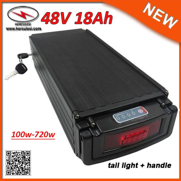 

downtube rear rack e bike battery 48v lithium ion battery packs 48v 18ah for electric bike 750w